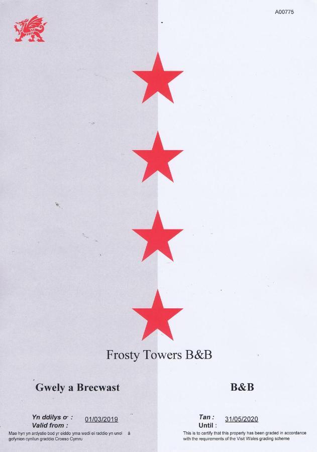 Bed and Breakfast Frosty Towers à Llandudno Extérieur photo